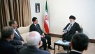 رهبر معظم انقلاب اسلامی در دیدار با رئیس جمهور ترکمنستان