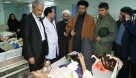 عیادت مسئولان پارس آباد از بیماران کلیوی بیمارستان امام خمینی‌(ره)