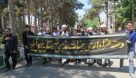 حرکت هیئت عزاداری به مناسبت رحلت امام خمینی (ره) در شهرستان پارس آباد